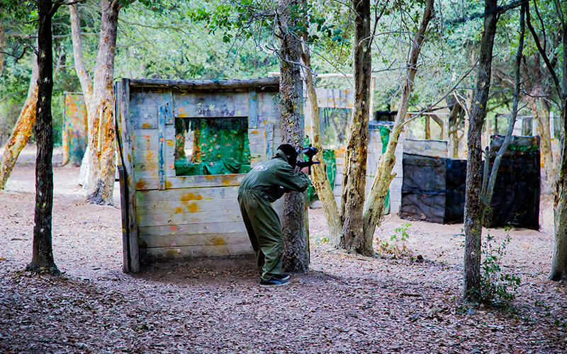 Ausflug Paintball Calella - Zielen