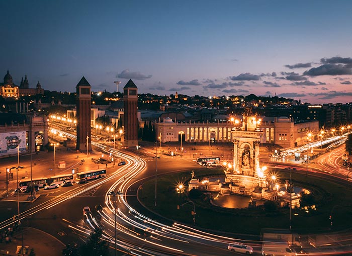 Barcelona Ausflug - Malgrat de Mar - Nacht