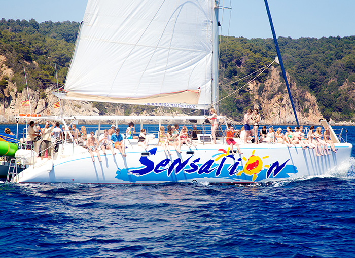 Ausflug Lloret - Catamaran Cruise - Boot