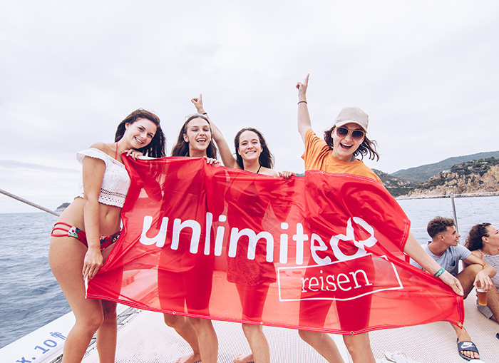 Catamaran Cruise Ausflug - Unlimited Banner