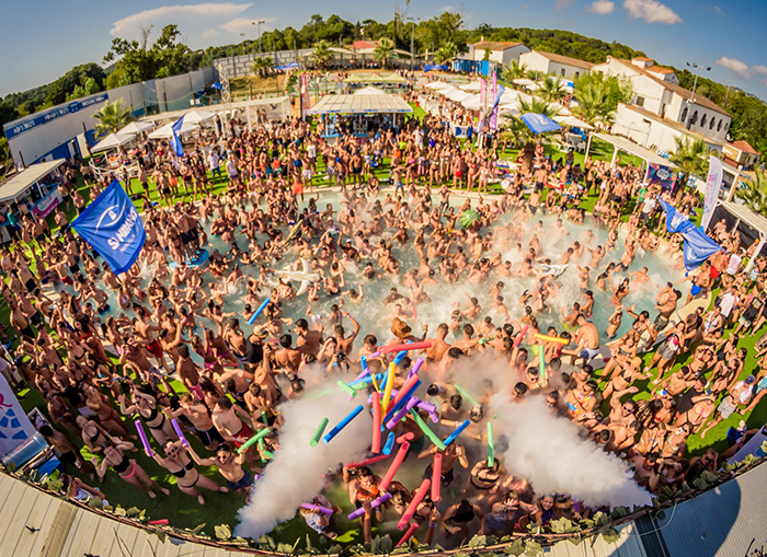 Sanddance Ausflug - Lloret de Mar - Pool von oben