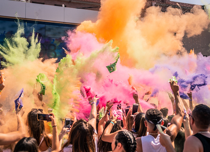 Holi Foam Party Lloret de Mar - Farben