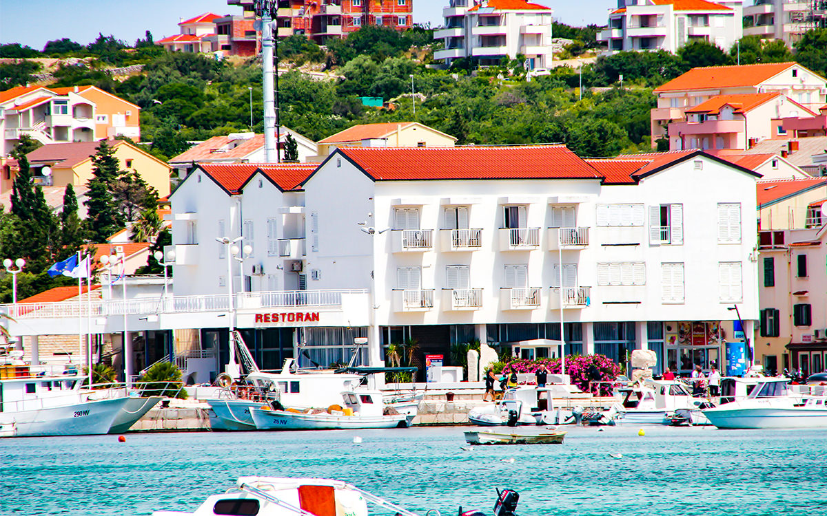 Hotel Loza - Novalja Zrce - Meerblick