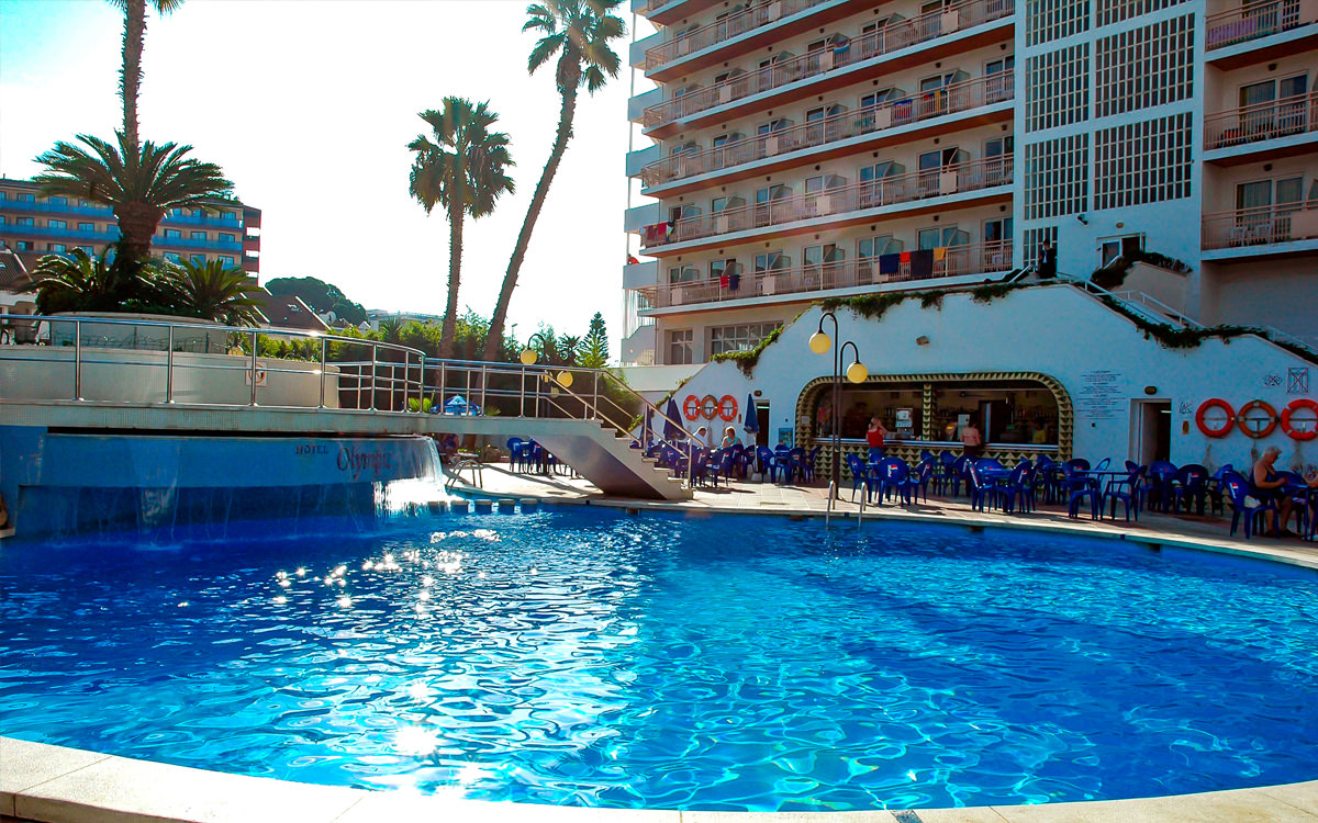 Hotel Olympic Calella - Pool Wasserfall