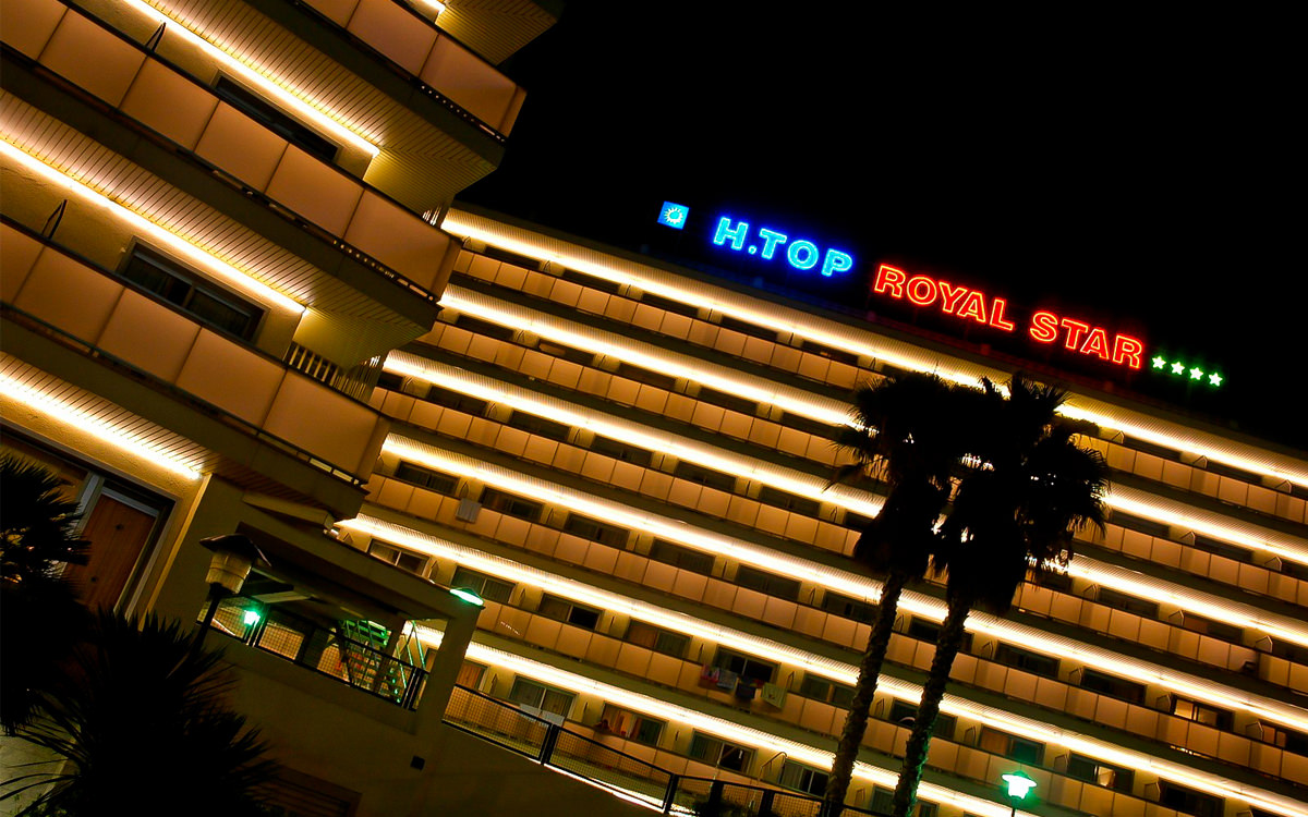 Hotel Royal Star - Lloret de Mar - Aussenansicht bei Nacht