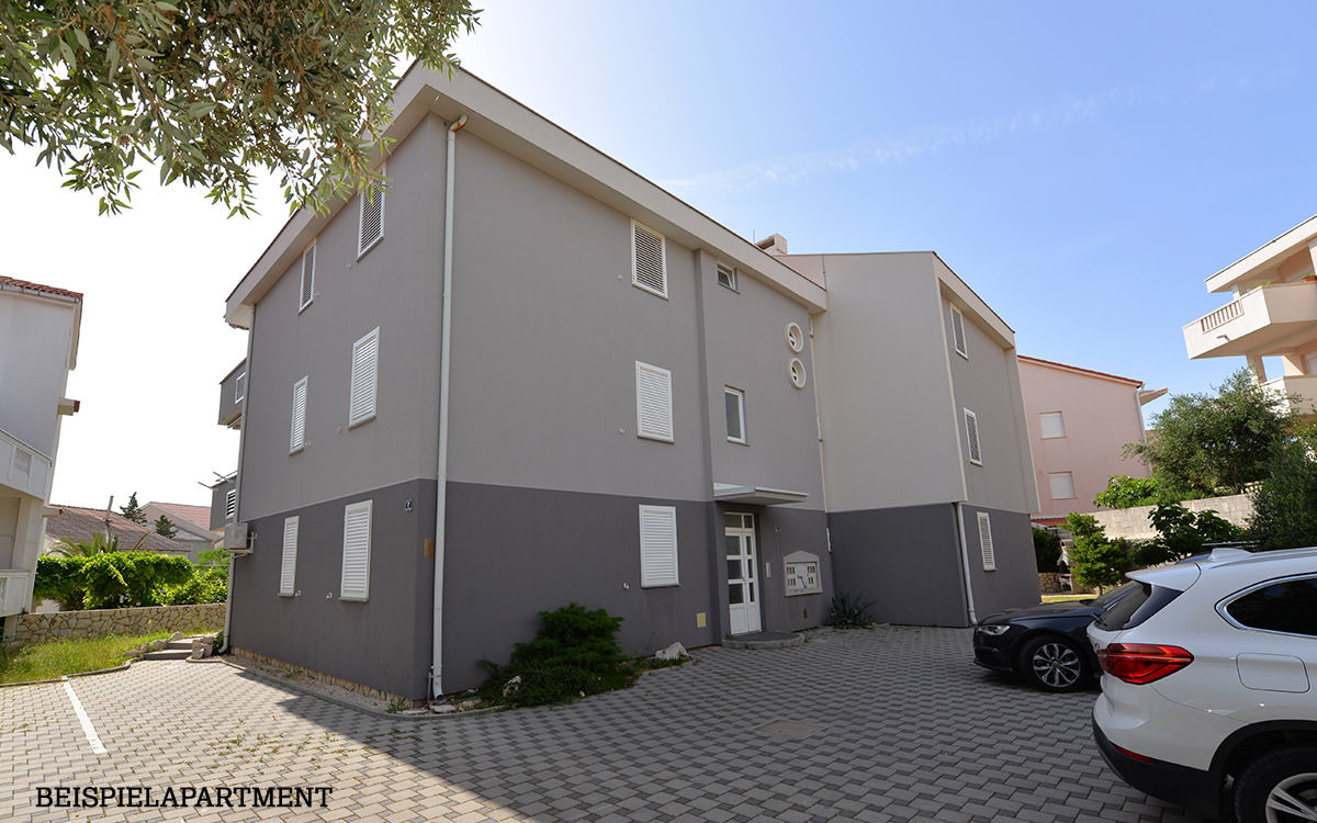 apartments novalja zrce beach harbour zone aussenansicht