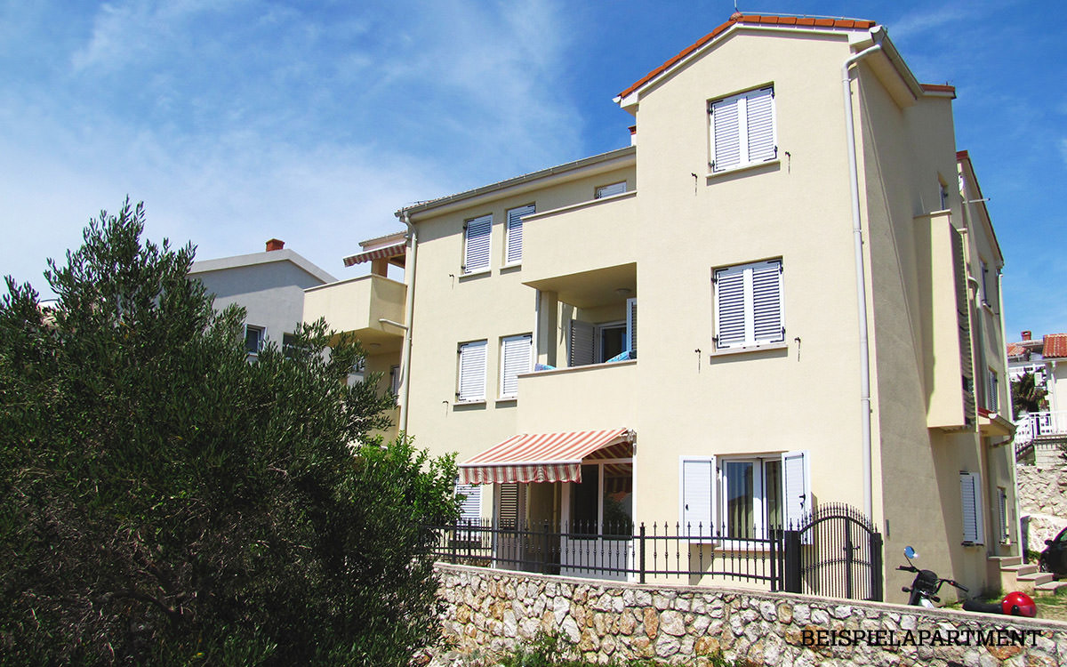 apartments novalja harbour zone aussenansicht zrce beach