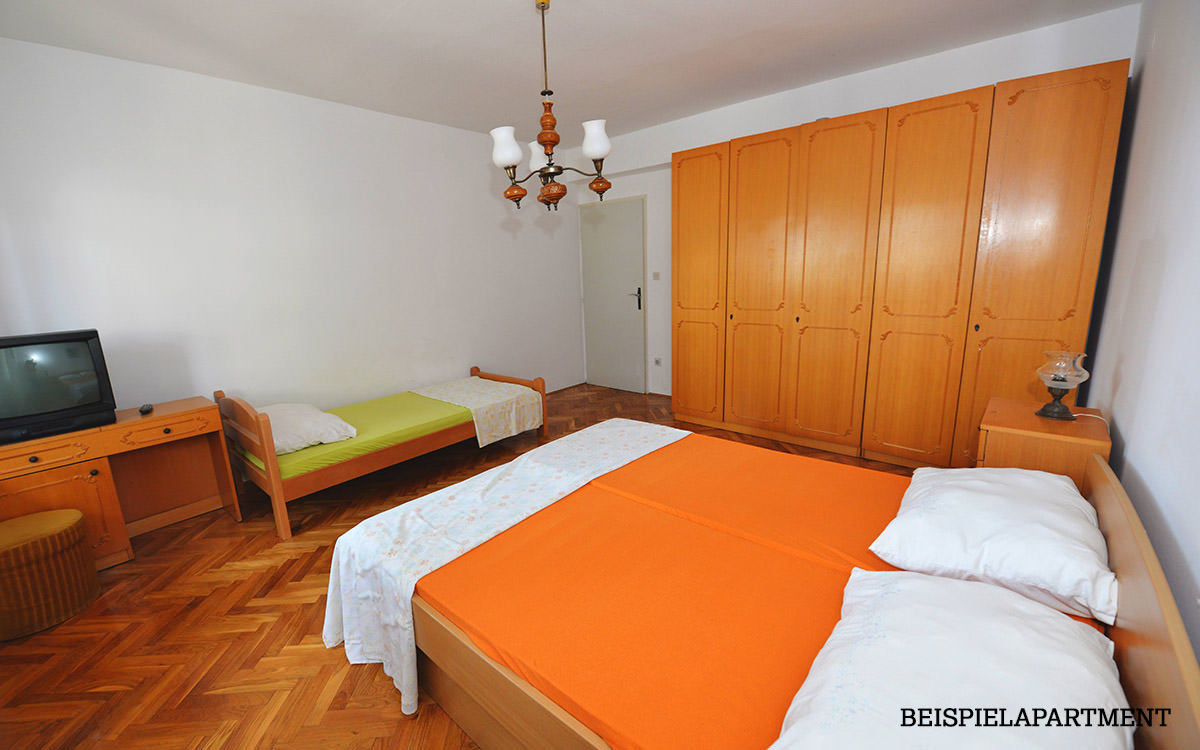 apartments novalja zrce beach harbour zone schlafzimmer