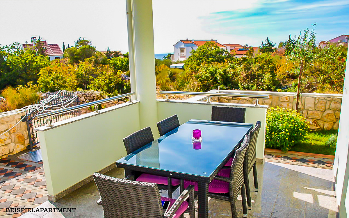 3-Sterne Apartments - Novalja - Zrce-Beach / Balkon / Chillen